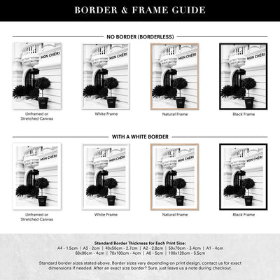 Designer Store Front Monaco Portrait - Art Print, Poster, Stretched Canvas or Framed Wall Art, Showing White , Black, Natural Frame Colours, No Frame (Unframed) or Stretched Canvas, and With or Without White Borders