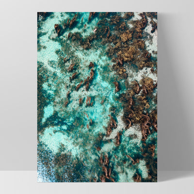 Crayfish Bay VIC - Art Print by Beau Micheli, Poster, Stretched Canvas, or Framed Wall Art Print, shown as a stretched canvas or poster without a frame