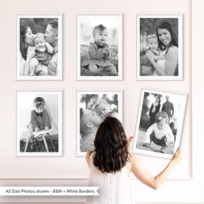 Custom Gallery Wall Prints - Set of 6 | Photo Prints, Posters, Stretched Canvas, or Framed Photo Prints.