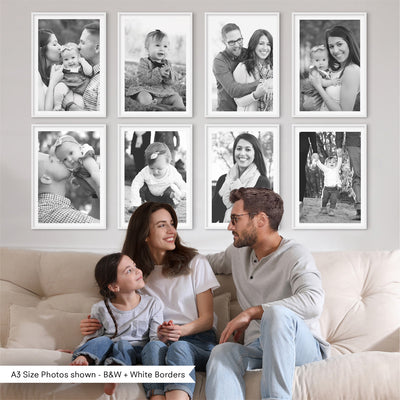 Custom Gallery Wall Prints - Set of 8 | Photo Prints, Posters, Stretched Canvas, or Framed Photo Prints.