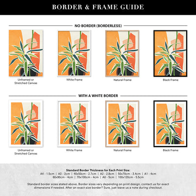 Colorful Branching Out I - Art Print by CityArt, Poster, Stretched Canvas or Framed Wall Art, Showing White , Black, Natural Frame Colours, No Frame (Unframed) or Stretched Canvas, and With or Without White Borders