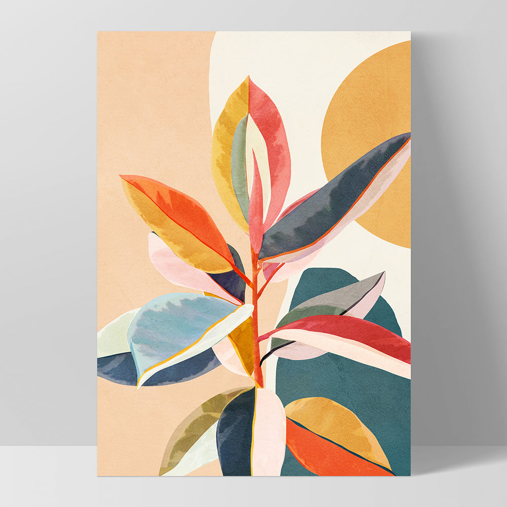 Colorful Branching Out III - Art Print by CityArt, Poster, Stretched Canvas, or Framed Wall Art Print, shown as a stretched canvas or poster without a frame