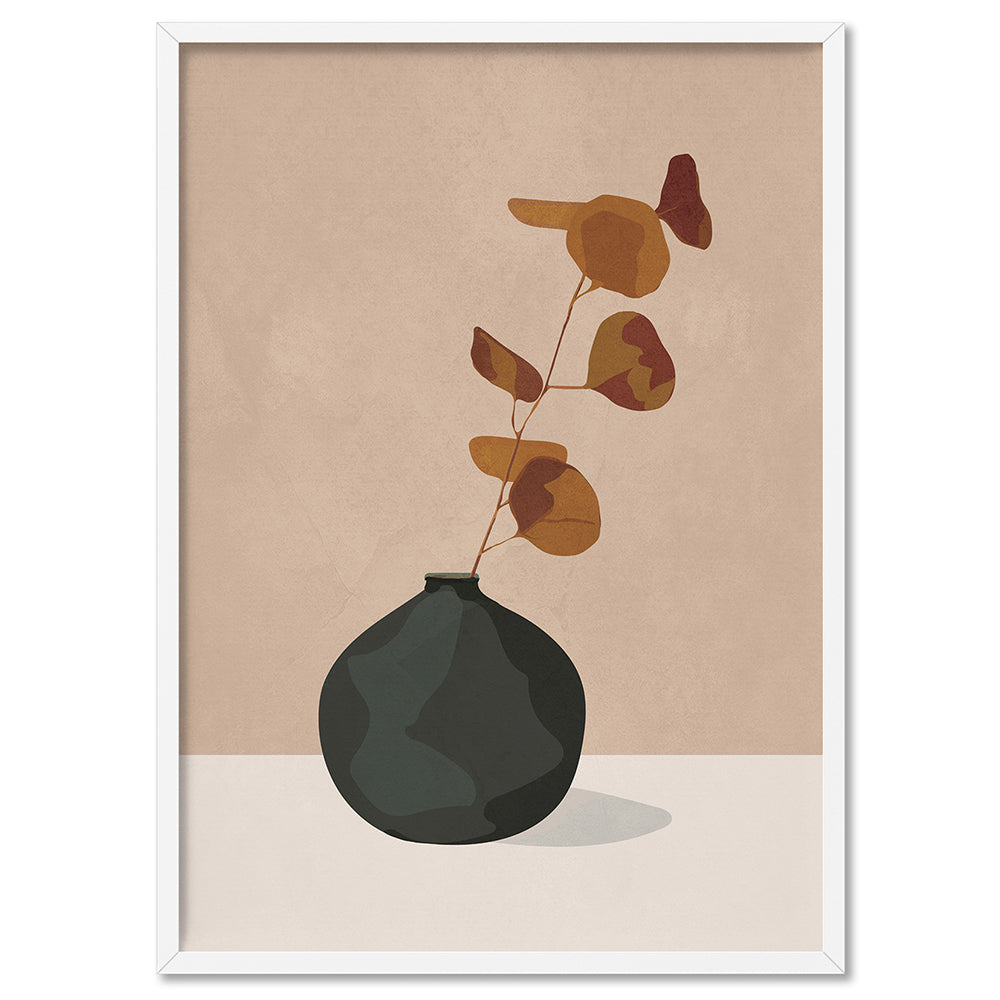 Eucalyptus Decoration I - Art Print by CityArt, Poster, Stretched Canvas, or Framed Wall Art Print, shown in a white frame