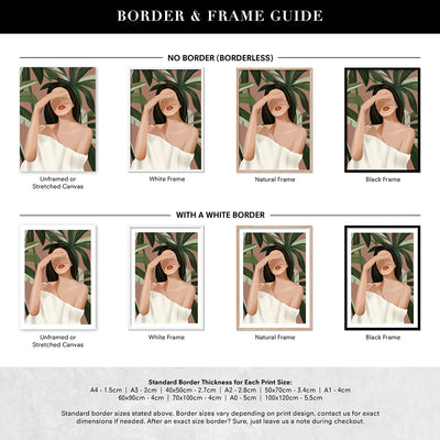 Gentle Beauty - Art Print by CityArt, Poster, Stretched Canvas or Framed Wall Art, Showing White , Black, Natural Frame Colours, No Frame (Unframed) or Stretched Canvas, and With or Without White Borders