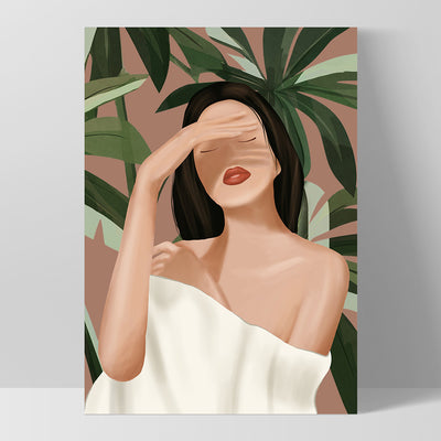 Gentle Beauty - Art Print by CityArt, Poster, Stretched Canvas, or Framed Wall Art Print, shown as a stretched canvas or poster without a frame