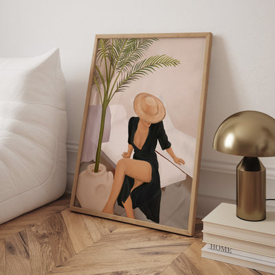 That Summer Feeling I - Art Print by CityArt, Poster, Stretched Canvas or Framed Wall Art Prints, shown framed in a room