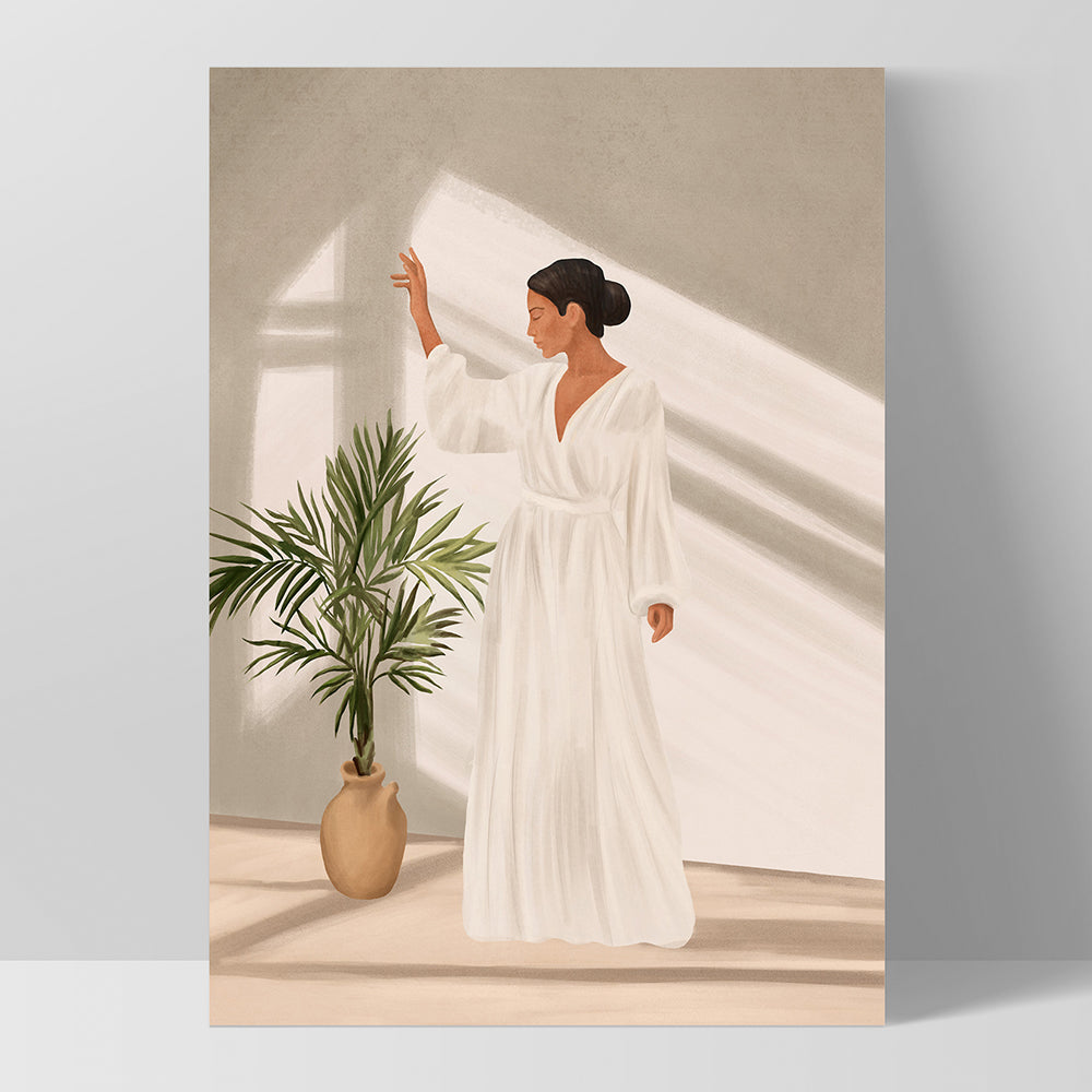 Opened Window - Art Print by CityArt, Poster, Stretched Canvas, or Framed Wall Art Print, shown as a stretched canvas or poster without a frame