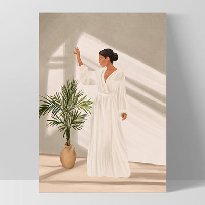 Opened Window - Art Print by CityArt, Poster, Stretched Canvas, or Framed Wall Art Print, shown as a stretched canvas or poster without a frame