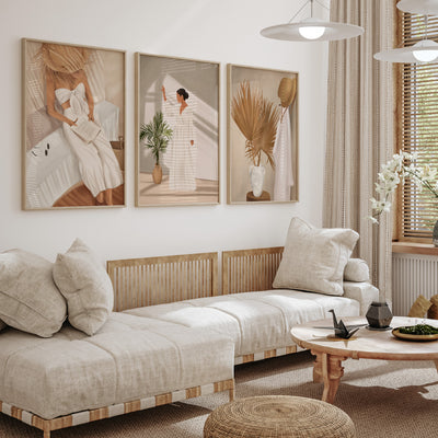 Opened Window - Art Print by CityArt, Poster, Stretched Canvas or Framed Wall Art, shown framed in a home interior space