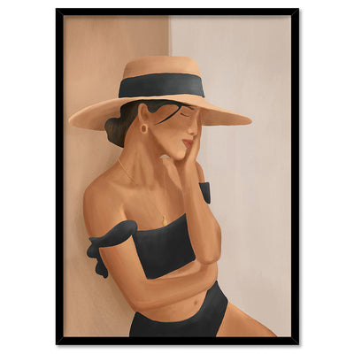 That Special Someone- Art Print by CityArt, Poster, Stretched Canvas, or Framed Wall Art Print, shown in a black frame