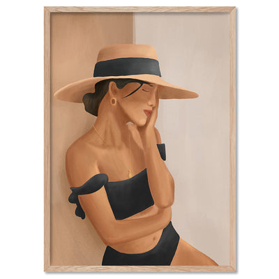 That Special Someone- Art Print by CityArt, Poster, Stretched Canvas, or Framed Wall Art Print, shown in a natural timber frame