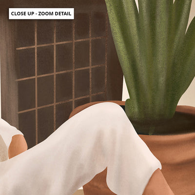 Summer Heat II - Art Print by CityArt, Poster, Stretched Canvas or Framed Wall Art, Close up View of Print Resolution