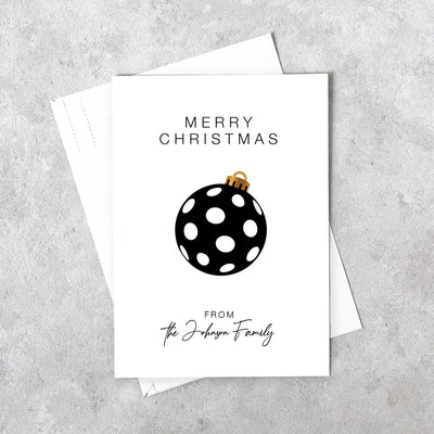 Custom Personalised Christmas Card, printed on thick card stock, with a white envelope.