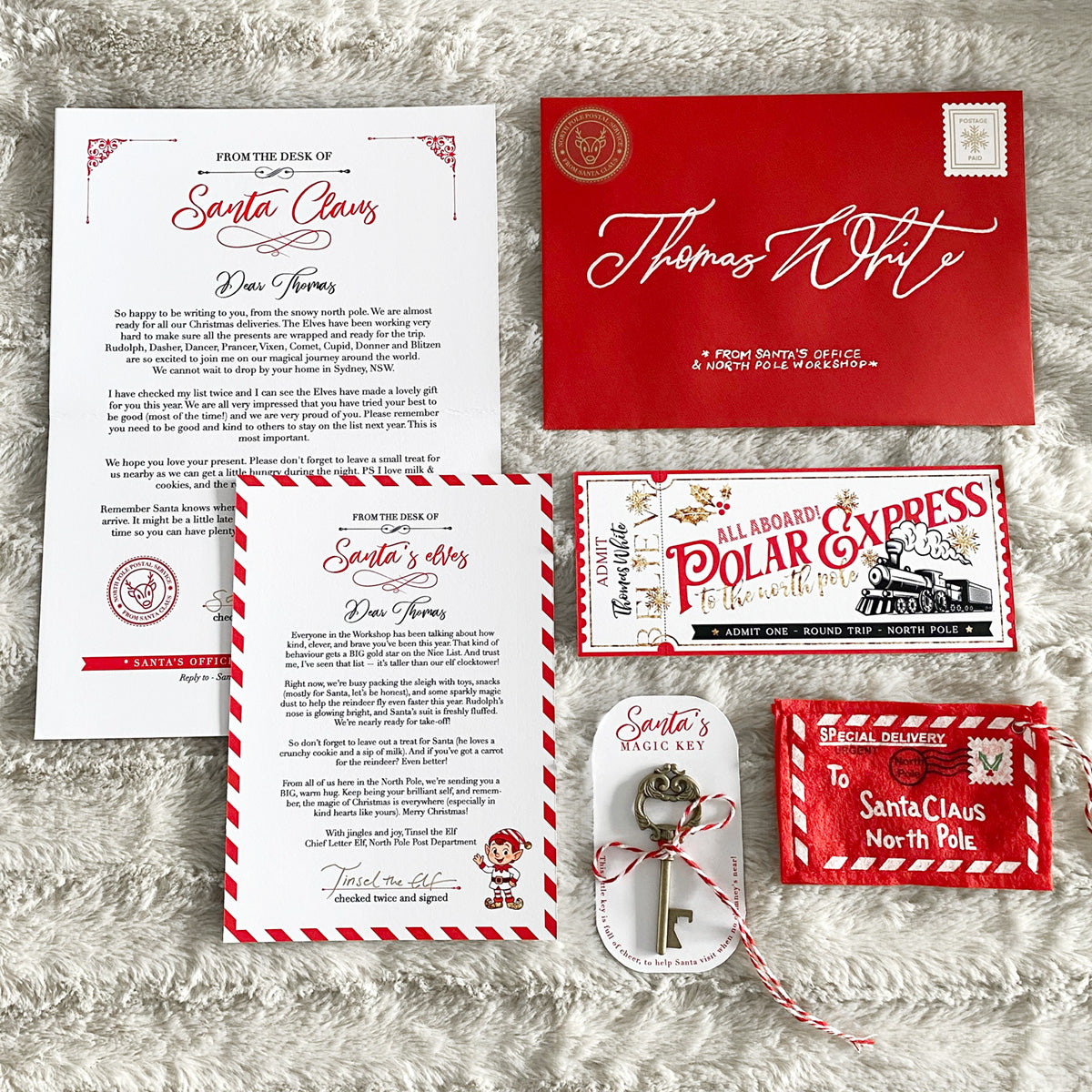 Deluxe Custom Santa Letter Pack