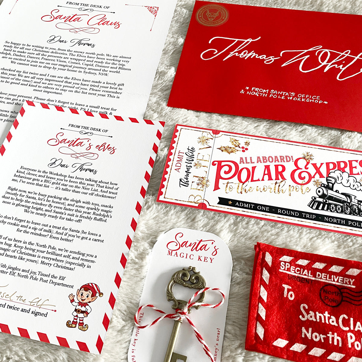 Deluxe Custom Santa Letter Pack