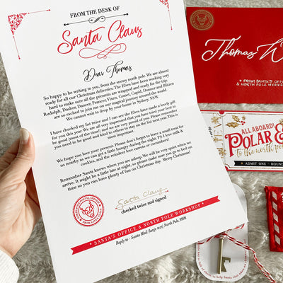 Deluxe Custom Santa Letter Pack