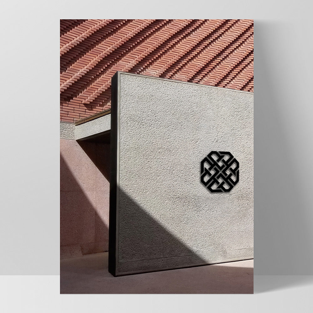 Designer  in the Desert - Art Print, Poster, Stretched Canvas, or Framed Wall Art Print, shown as a stretched canvas or poster without a frame