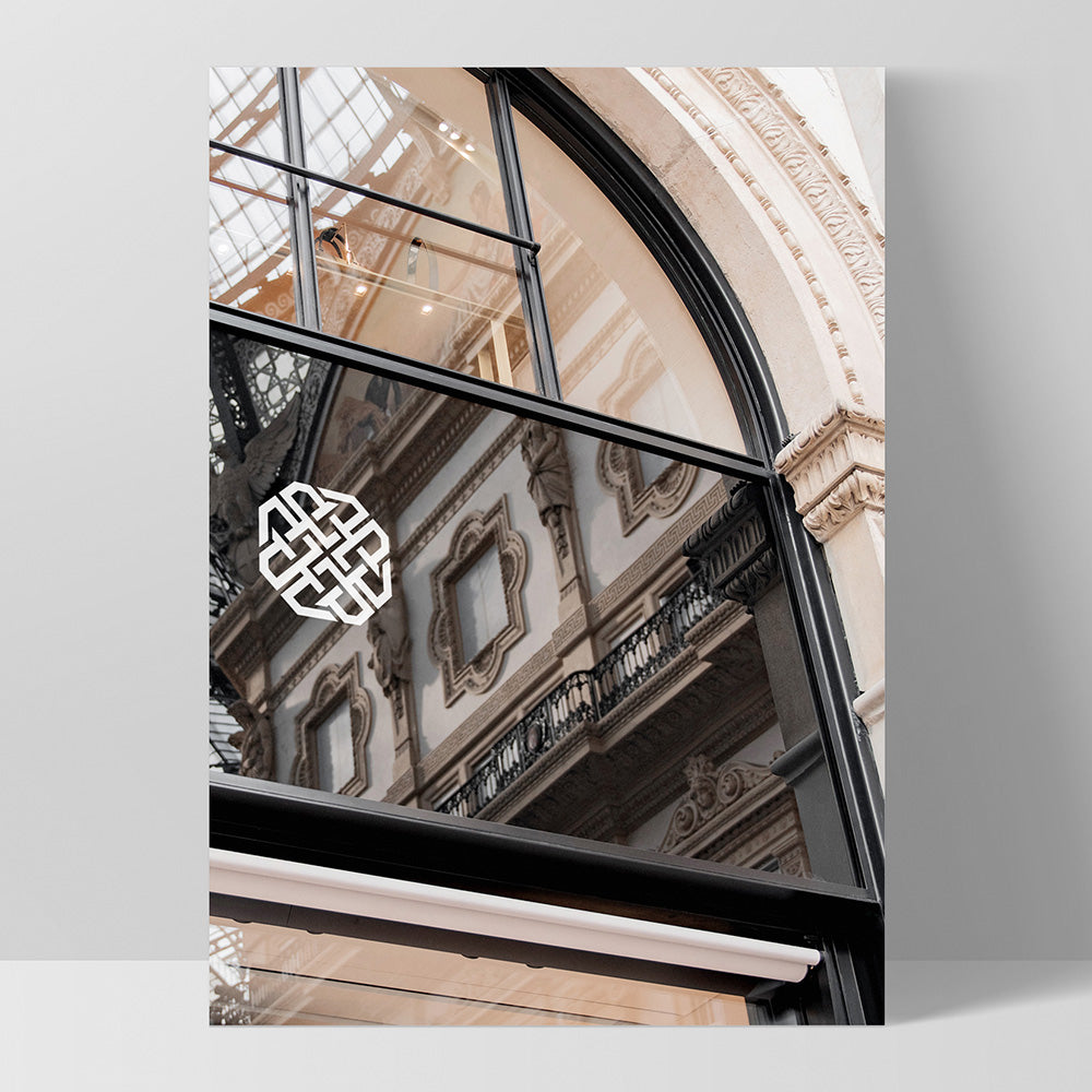 Luxe Reflections I - Art Print, Poster, Stretched Canvas, or Framed Wall Art Print, shown as a stretched canvas or poster without a frame