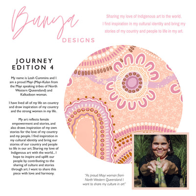 Journey in Pastels  - Art Print by Leah Cummins, Poster, Stretched Canvas or Framed Wall Art, Close up View of Print Resolution