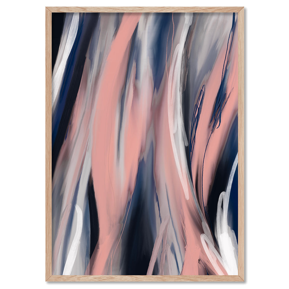 Borders III - Art Print by Nicole Schafter, Poster, Stretched Canvas, or Framed Wall Art Print, shown in a natural timber frame