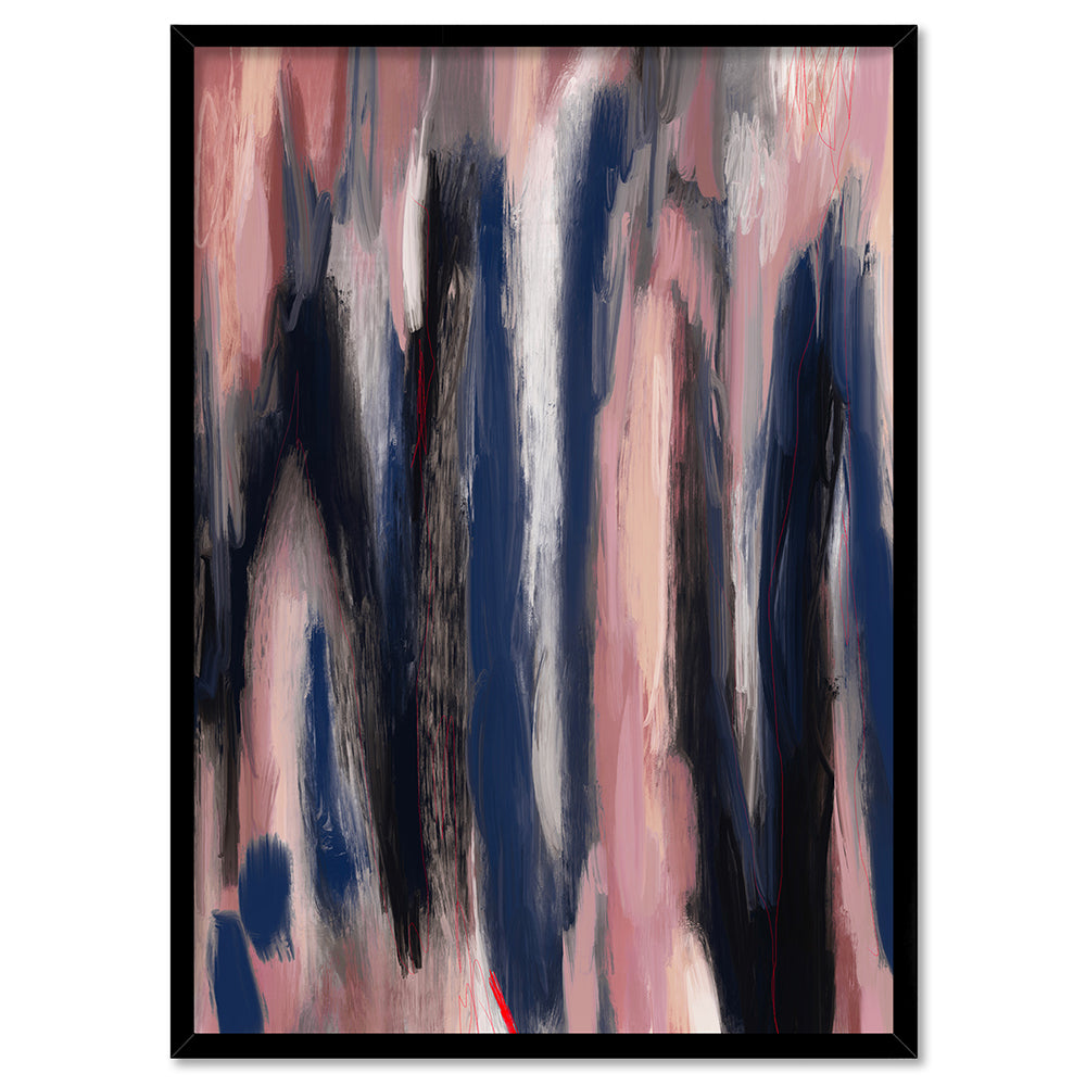 Borders I - Art Print by Nicole Schafter, Poster, Stretched Canvas, or Framed Wall Art Print, shown in a black frame