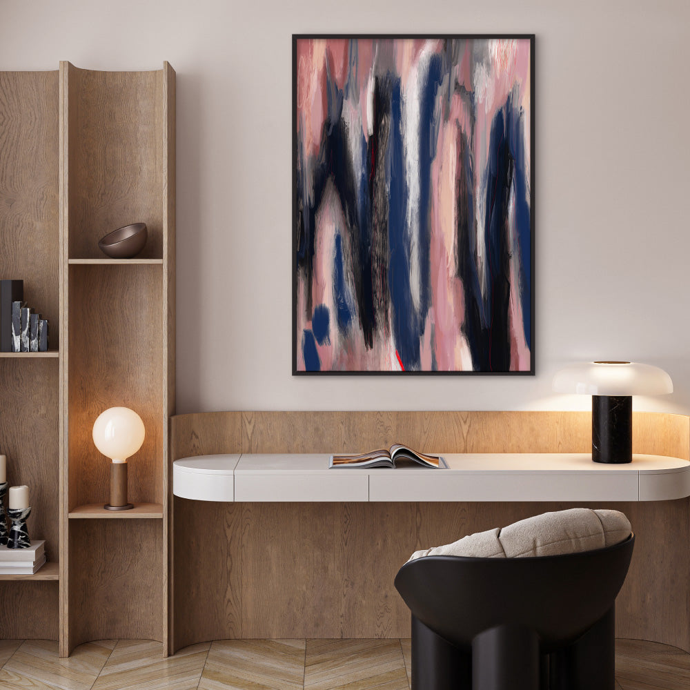 Borders I - Art Print by Nicole Schafter, Poster, Stretched Canvas or Framed Wall Art Prints, shown framed in a room