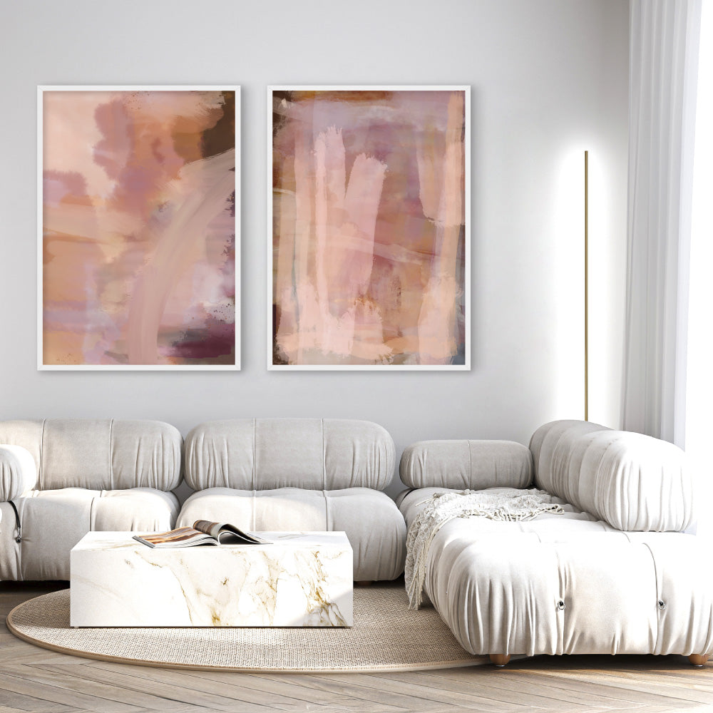 Haze - Art Print by Nicole Schafter, Poster, Stretched Canvas or Framed Wall Art, shown framed in a home interior space