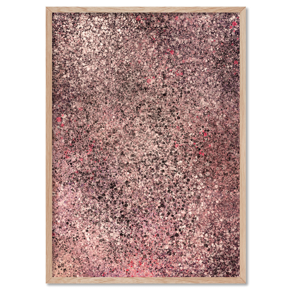 Ice - Art Print by Nicole Schafter, Poster, Stretched Canvas, or Framed Wall Art Print, shown in a natural timber frame