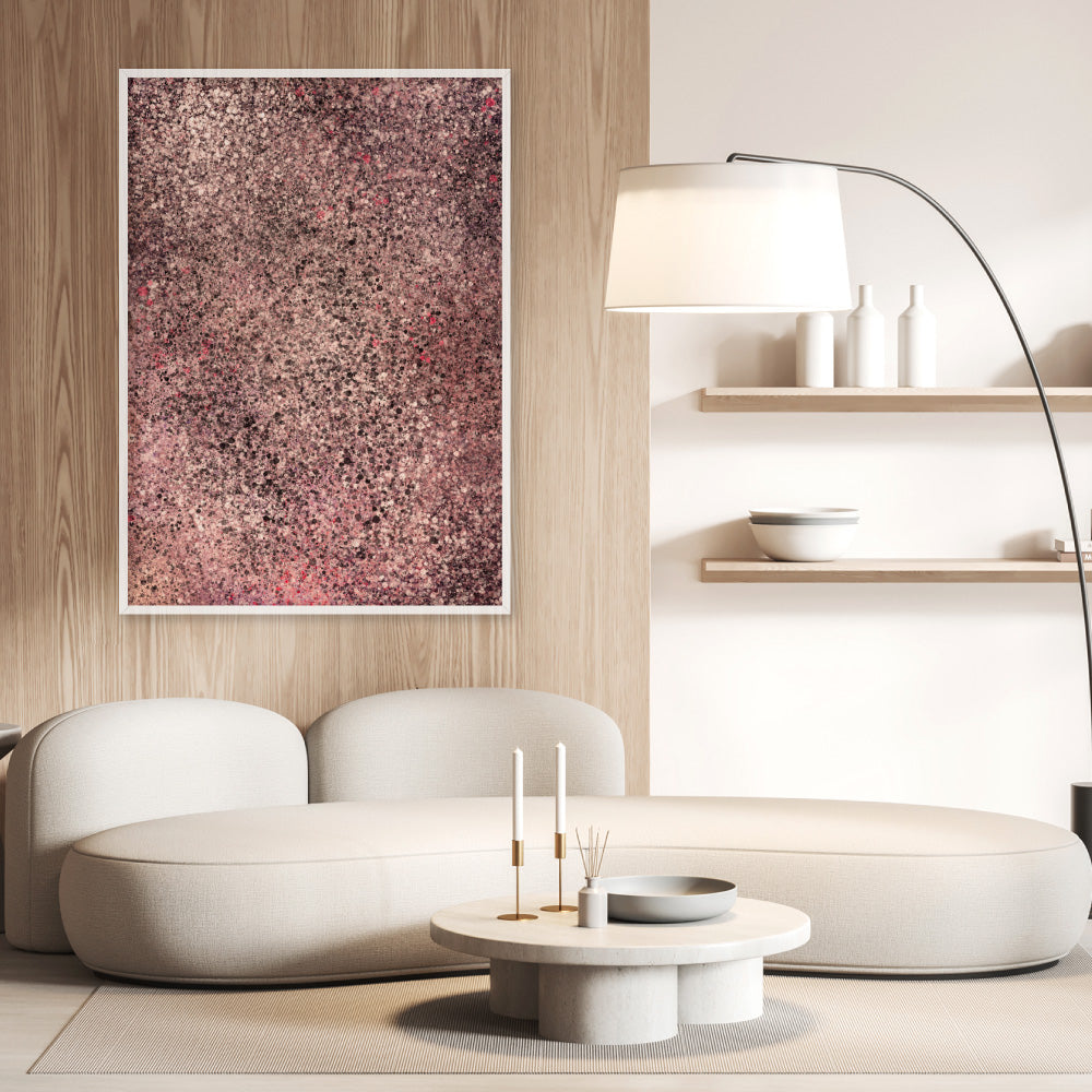 Ice - Art Print by Nicole Schafter, Poster, Stretched Canvas or Framed Wall Art Prints, shown framed in a room