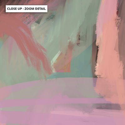 Self Sooth - Square Art Print by Nicole Schafter, Poster, Stretched Canvas or Framed Wall Art, Close up View of Print Resolution