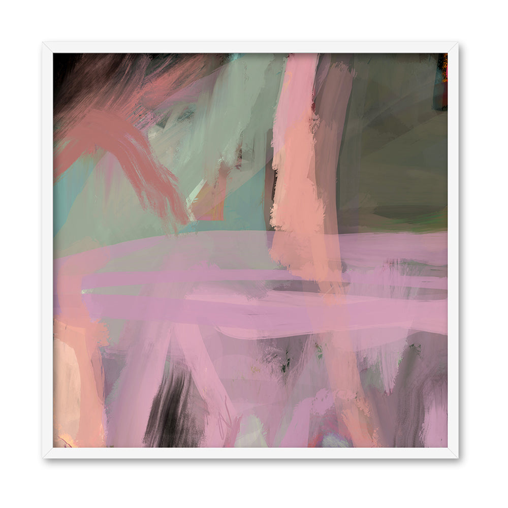 Self Sooth - Square Art Print by Nicole Schafter, Poster, Stretched Canvas, or Framed Wall Art Print, shown in a white frame