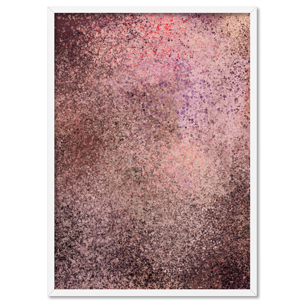 Storm - Art Print by Nicole Schafter, Poster, Stretched Canvas, or Framed Wall Art Print, shown in a white frame