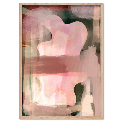 Surge - Art Print by Nicole Schafter, Poster, Stretched Canvas, or Framed Wall Art Print, shown in a natural timber frame