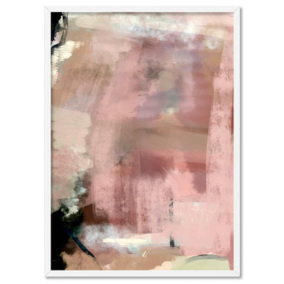 Tide - Art Print by Nicole Schafter, Poster, Stretched Canvas, or Framed Wall Art Print, shown in a white frame