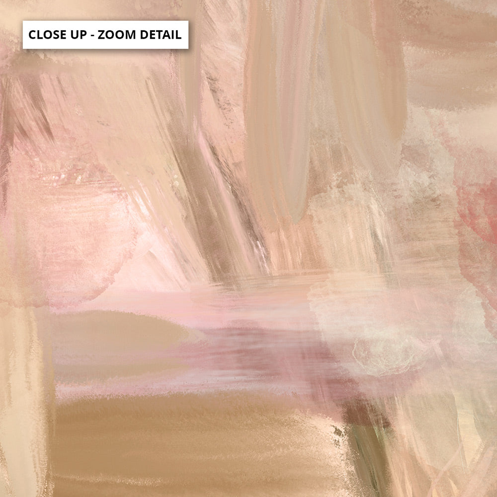 Sand and Rose II - Art Print by Nicole Schafter, Poster, Stretched Canvas or Framed Wall Art, Close up View of Print Resolution