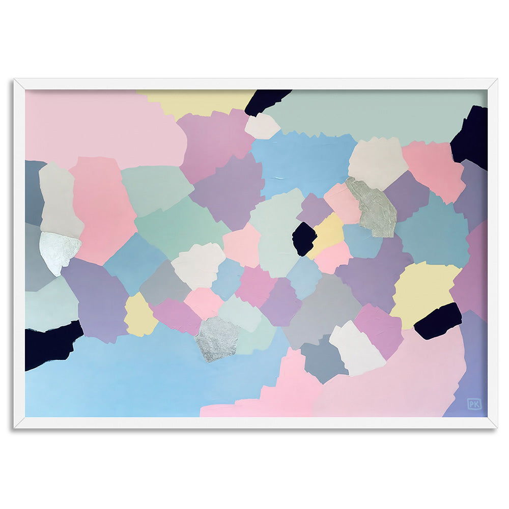 Pastel Abstract Wall Art, Love Always by Poppy Key Print – Print and ...