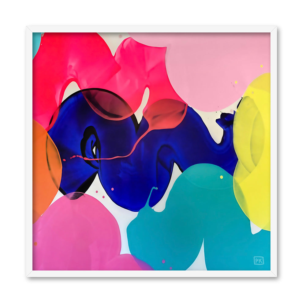 Modern Bright Abstract Paint Strokes Print by Poppy Key – Print and Proper®