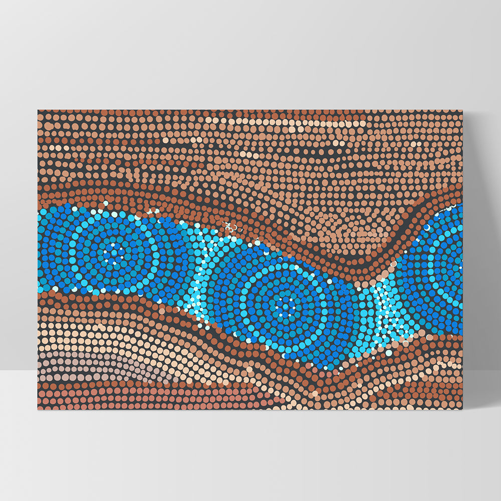 Rock Pool I - Art Print by Renee Molineaux, Poster, Stretched Canvas, or Framed Wall Art Print, shown as a stretched canvas or poster without a frame