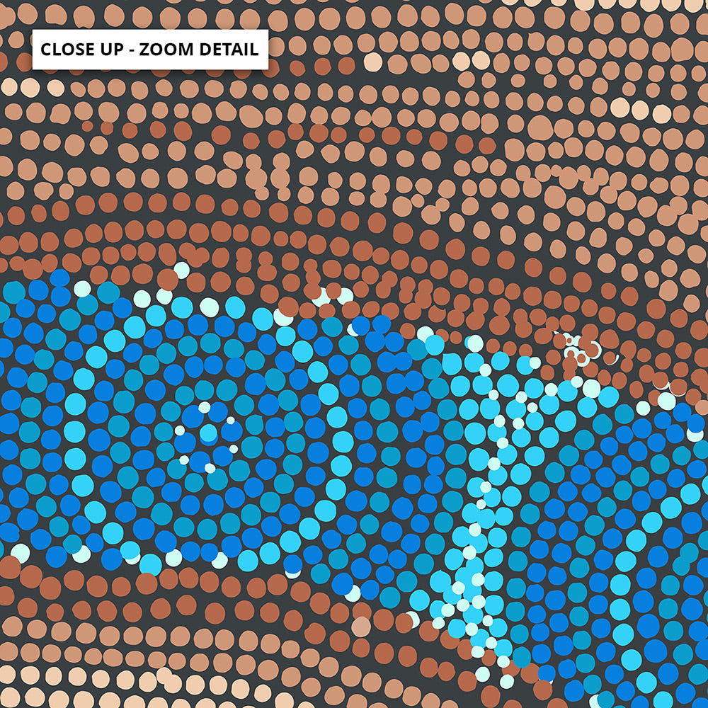 Rock Pool I - Art Print by Renee Molineaux, Poster, Stretched Canvas or Framed Wall Art, Close up View of Print Resolution