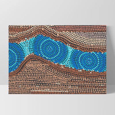 Rock Pool II - Art Print by Renee Molineaux, Poster, Stretched Canvas, or Framed Wall Art Print, shown as a stretched canvas or poster without a frame