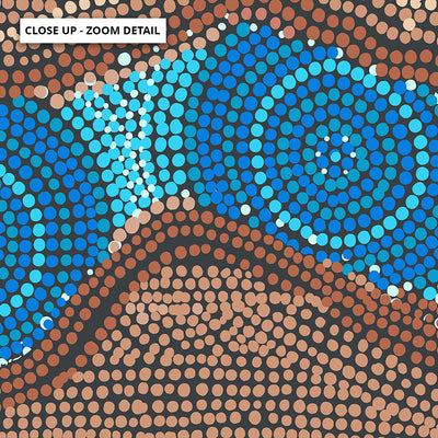 Rock Pool II - Art Print by Renee Molineaux, Poster, Stretched Canvas or Framed Wall Art, Close up View of Print Resolution