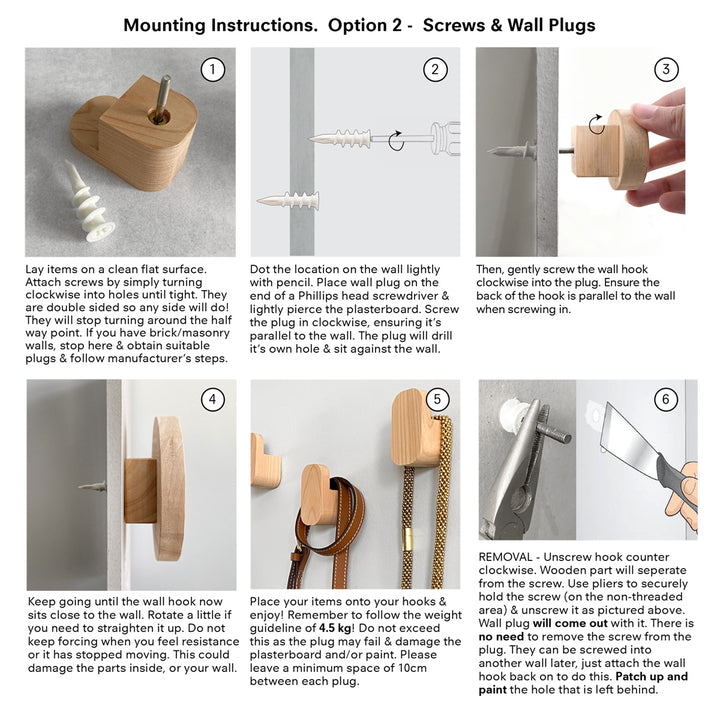 Wood Robe Wall Handmade Wooden Hook for Modern - Main Image