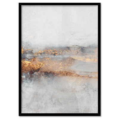 Into the Storm I - Art Print, Poster, Stretched Canvas, or Framed Wall Art Print, shown in a black frame