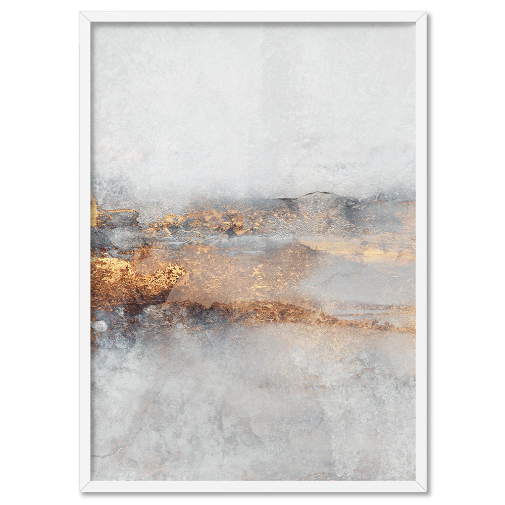 Into the Storm I - Art Print, Poster, Stretched Canvas, or Framed Wall Art Print, shown in a white frame