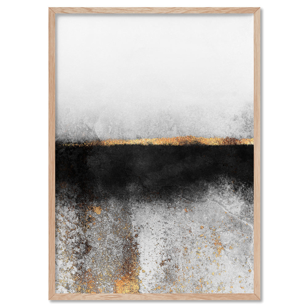 Into the Storm V - Art Print, Poster, Stretched Canvas, or Framed Wall Art Print, shown in a natural timber frame