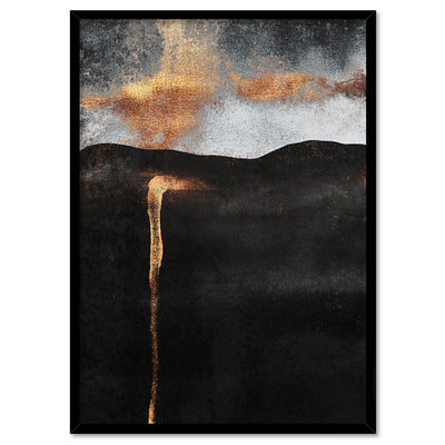Into the Storm IV - Art Print, Poster, Stretched Canvas, or Framed Wall Art Print, shown in a black frame