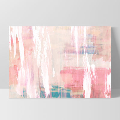 Blush Flurry III  - Art Print, Poster, Stretched Canvas, or Framed Wall Art Print, shown as a stretched canvas or poster without a frame