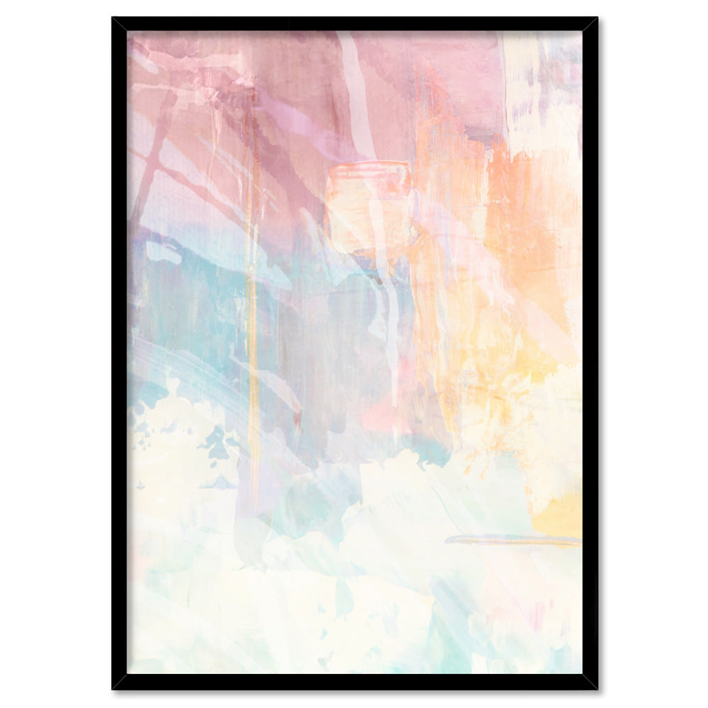 Serenity Prism I - Art Print, Poster, Stretched Canvas, or Framed Wall Art Print, shown in a black frame