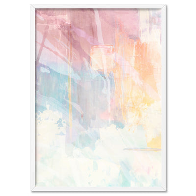 Serenity Prism I - Art Print, Poster, Stretched Canvas, or Framed Wall Art Print, shown in a white frame