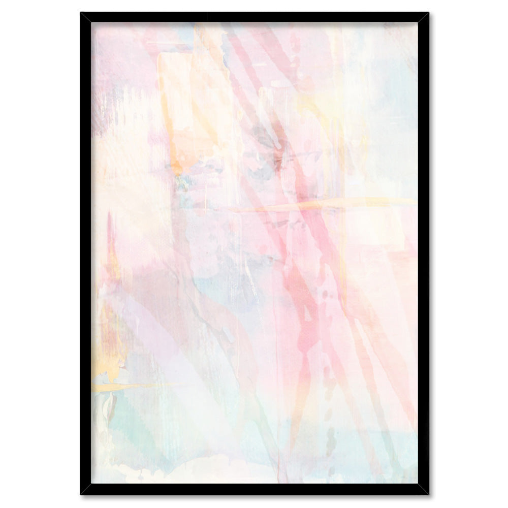 Serenity Prism II - Art Print, Poster, Stretched Canvas, or Framed Wall Art Print, shown in a black frame